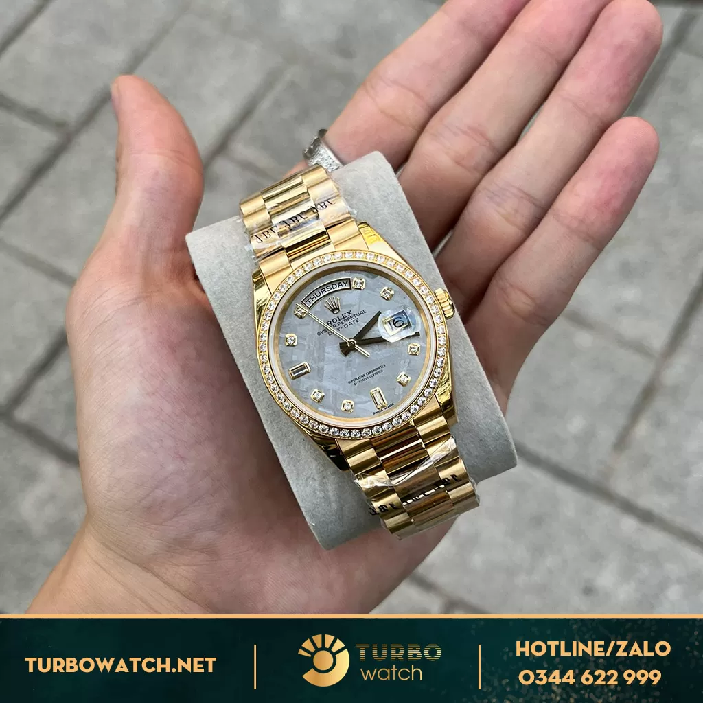 Rolex daydate mặt thiên thạch 36mm
