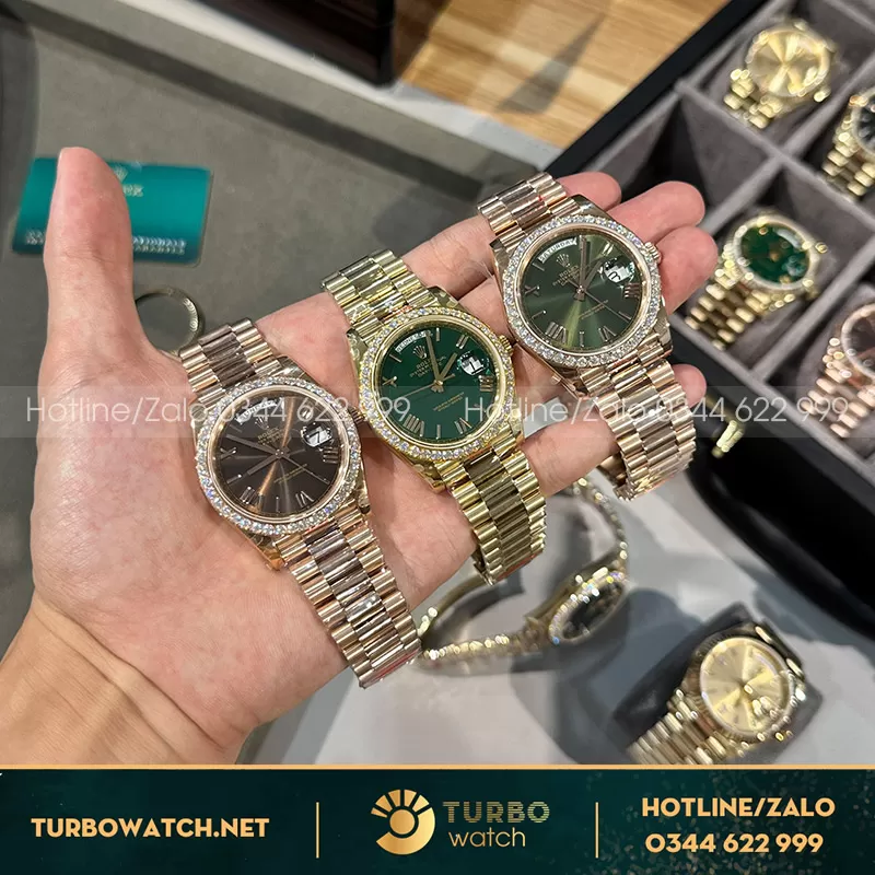 Rolex daydate new 2023 tinh chỉnh nặng 166g
