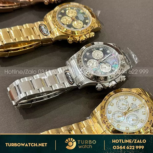 Rolex daytona độ mặt MOP vân mây 