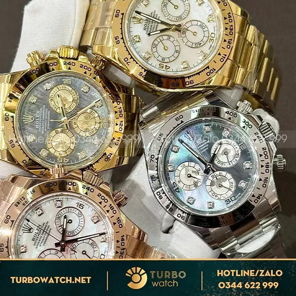Rolex daytona độ mặt MOP vân mây 