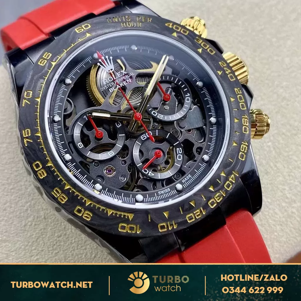 Rolex daytona skelaton dial vỏ ceramic