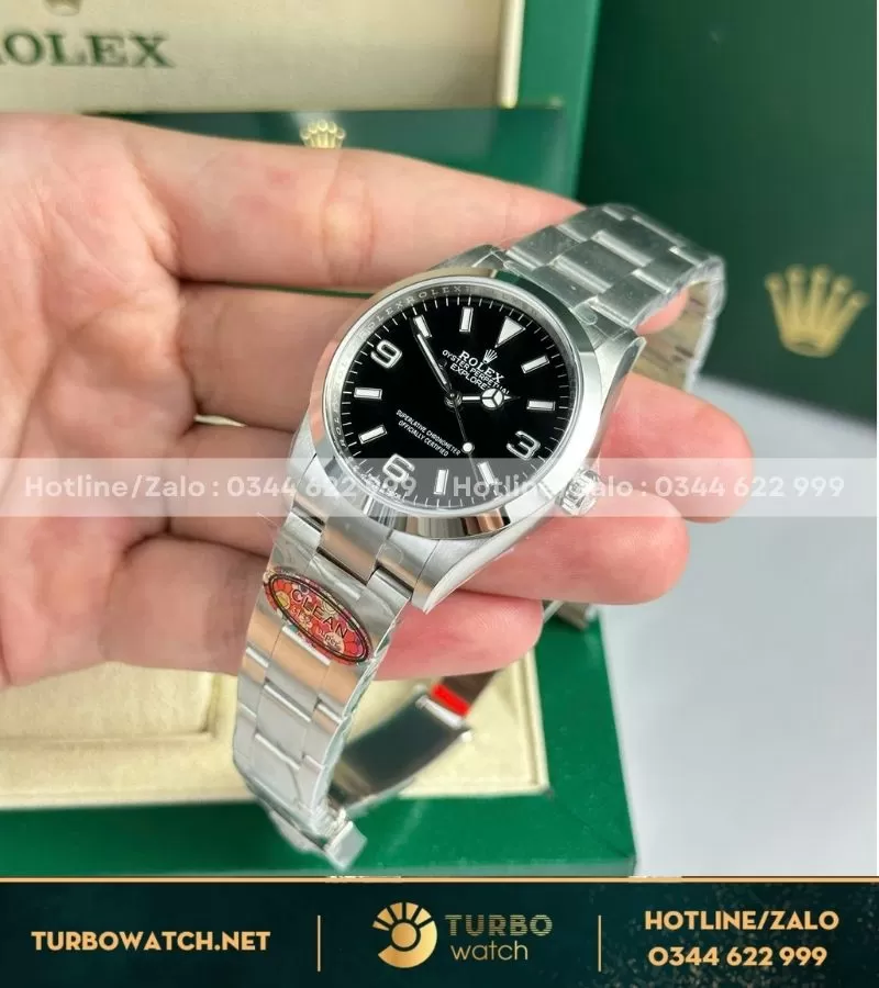 Rolex Explorer 1 ref.124270 size 36mm máy cal3132 CLEAN Factory