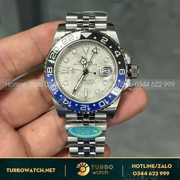 Rolex GMT Batman Rep 1 1 Độ Mặt Thiên Thạch