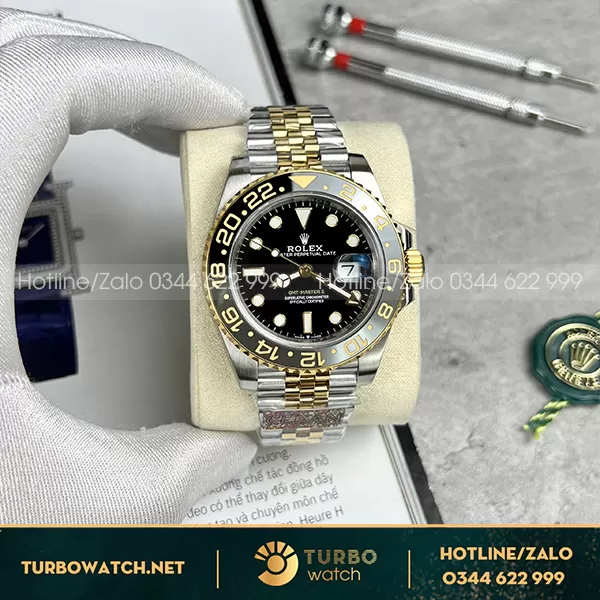 Rolex GMt master demi yellow gold new 2023