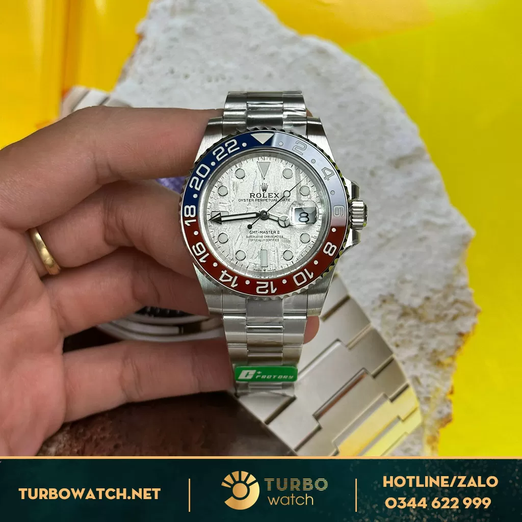 Rolex GMT-Master II dial thiên thạch cal3285— C+ Factory