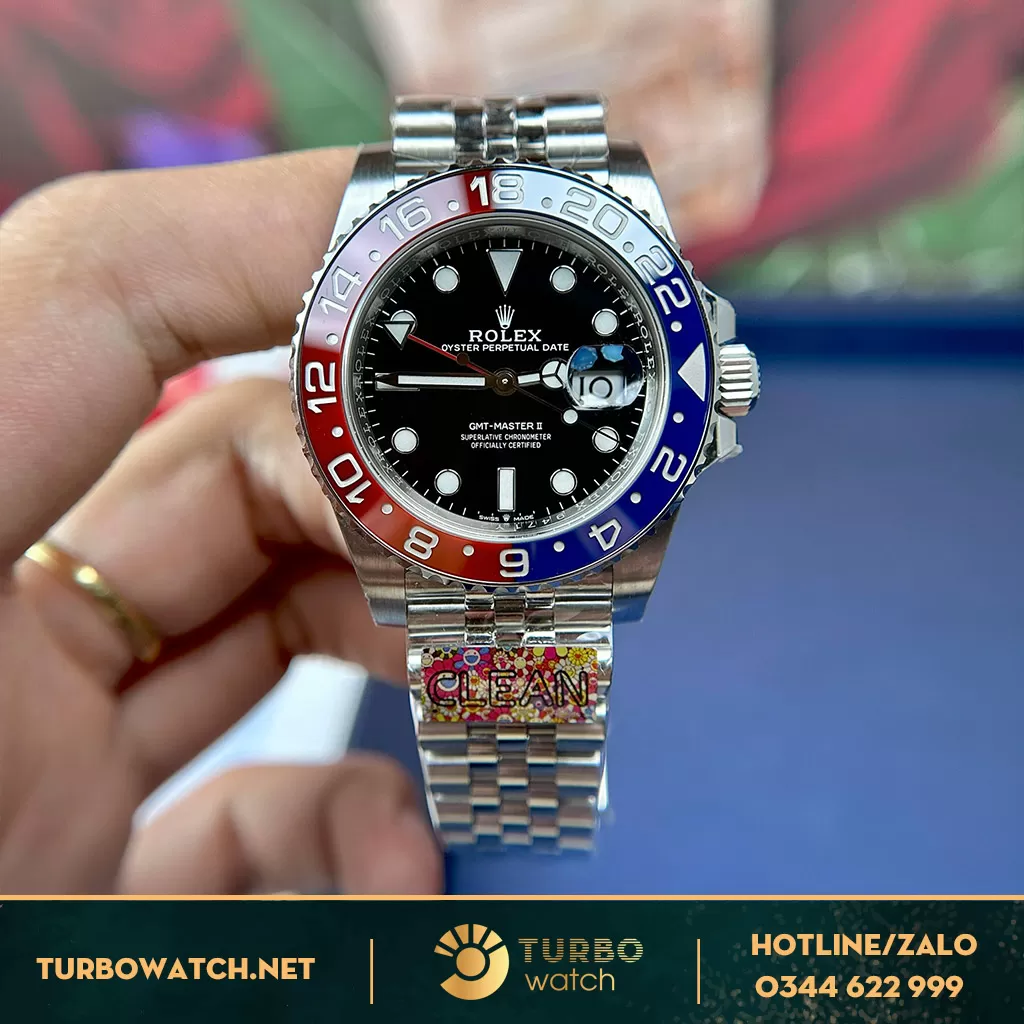 Rolex GMT-Master II Pessi dây jubilee máy cal3186