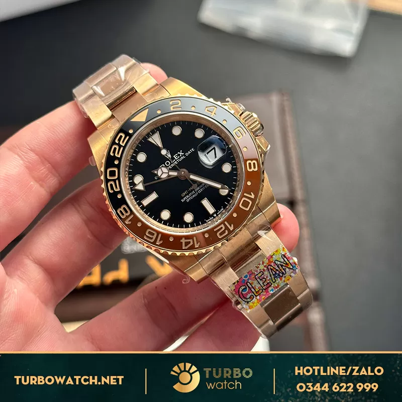 Rolex GMT Root Beer Clean factory