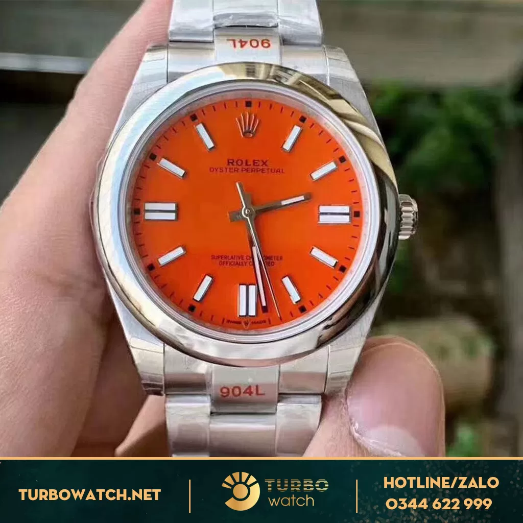 Rolex Oyster Perpetual 36 126000 Mặt Số Đỏ siêu cấp 