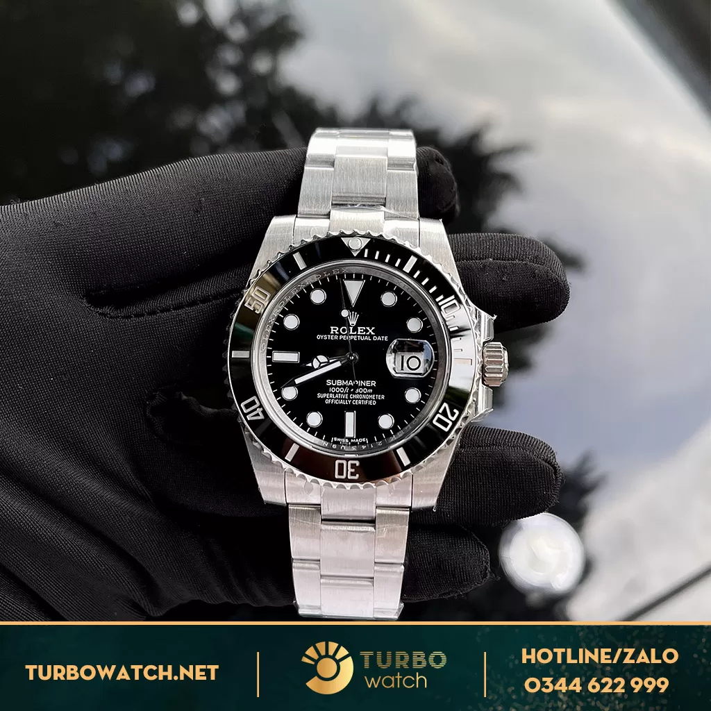 Rolex Rep 1:1 Submariner 126610LN Mặt Số Đen 