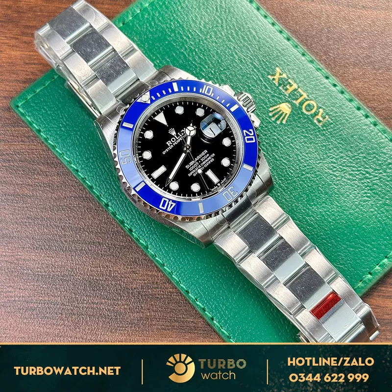 Rolex submariner fake benzel xanh