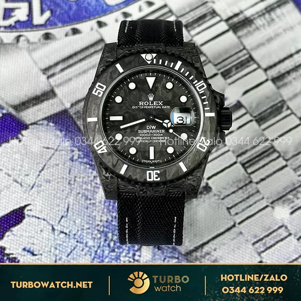 Rolex submariner vỏ carbon DIW factory