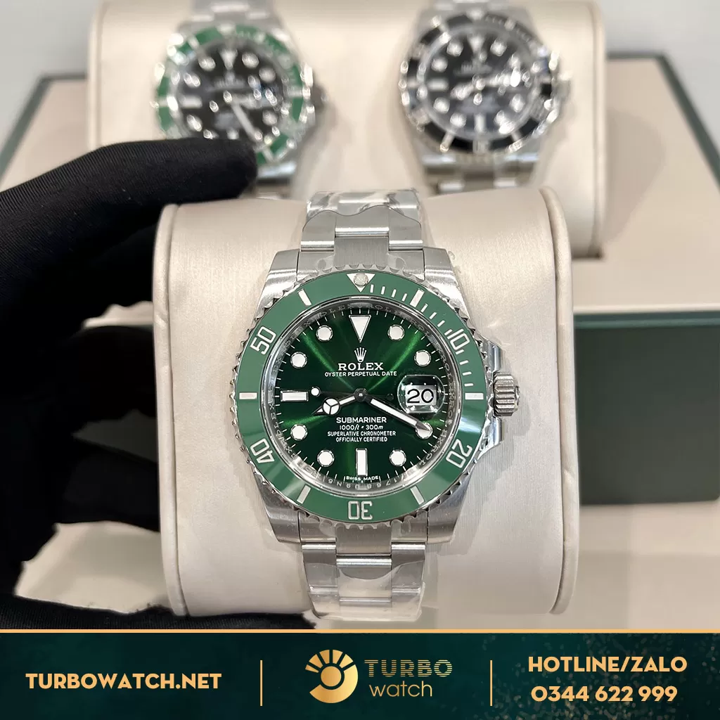 Rolex Super Fake 1:1 Submariner Date 116610LV Mặt Xanh 