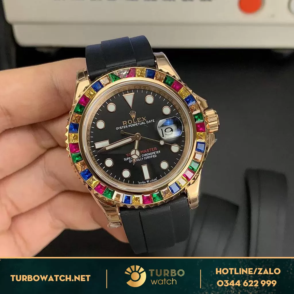 Rolex yacht master rainbow benzel fake