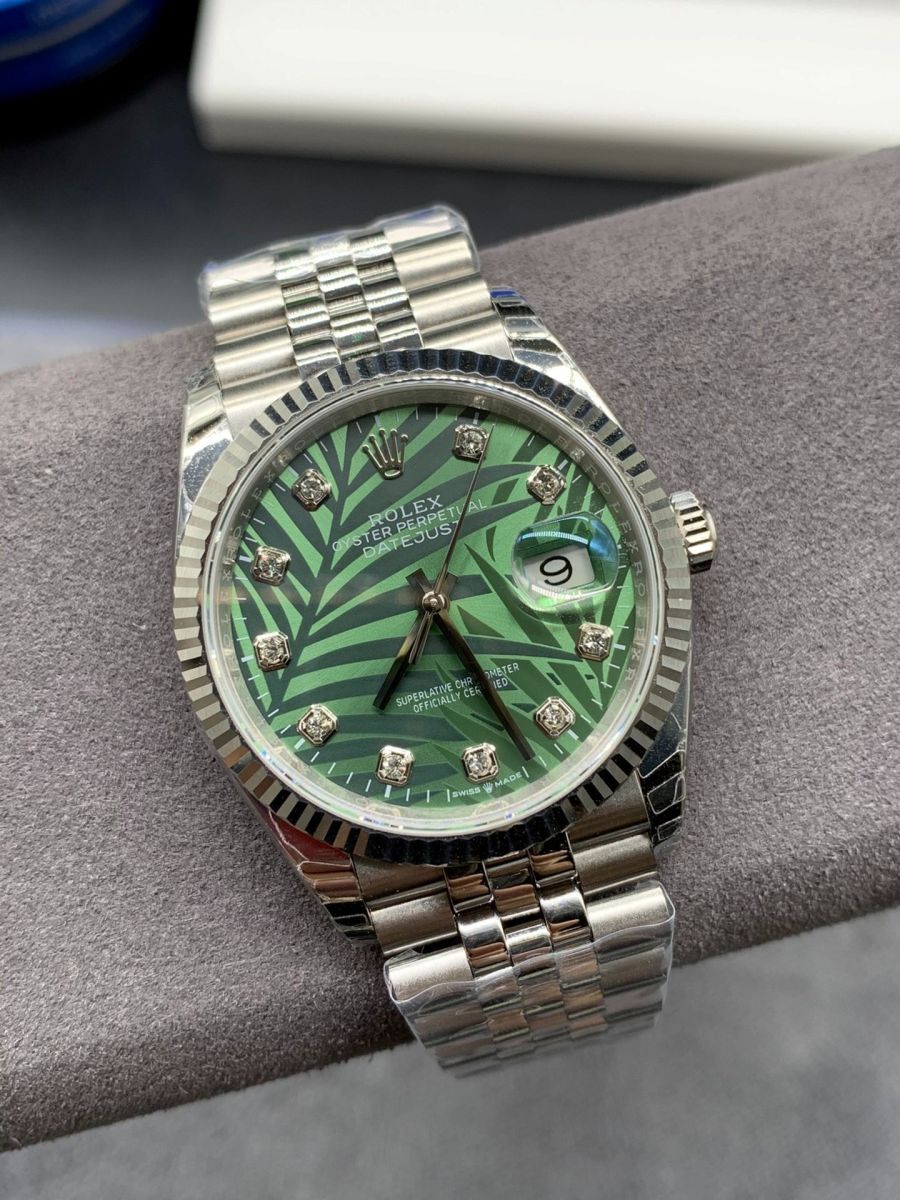 Đồng hồ rolex mặt số lá cọ tại phiên bản Date Just 36