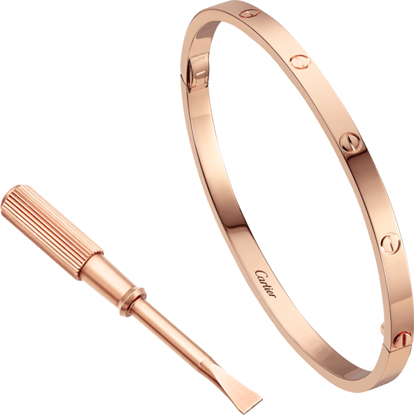 Sự ra đời và phát triển của lắc tay cartier love vàng hồng