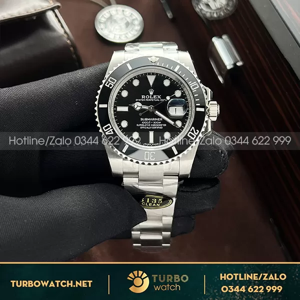 Submariner Black Date 40mm VVIP - Máy Calibre 3135