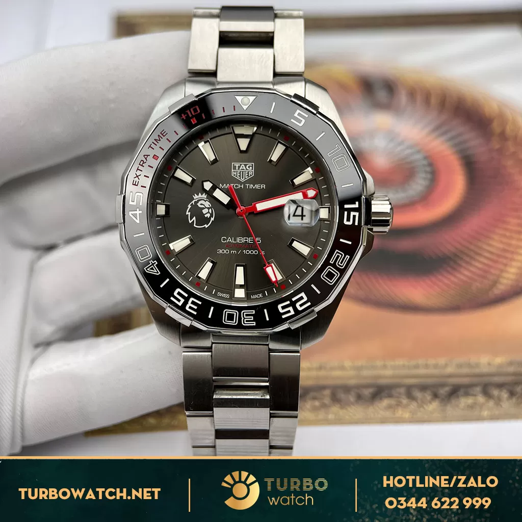 TAG Heuer Aquaracer WAY201G.BA0927 43MM Mặt Xám Niềng Ceramic siêu cấp