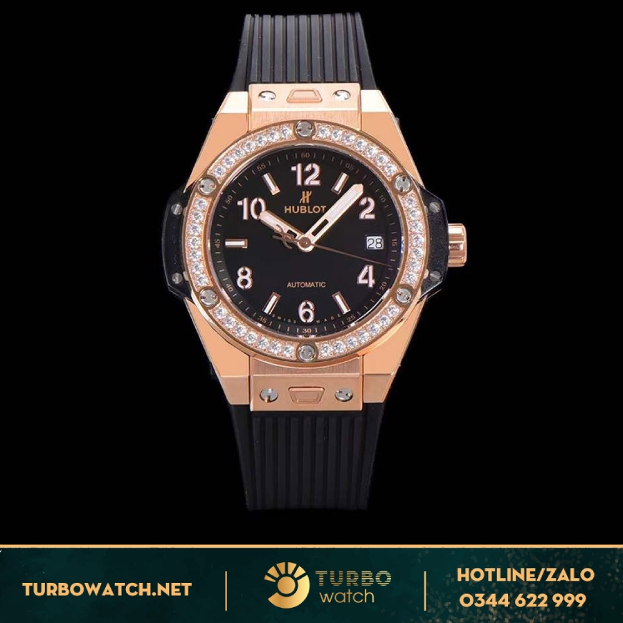 Đồng Hồ Hublot Big Bang One Click King Gold Mặt Đen