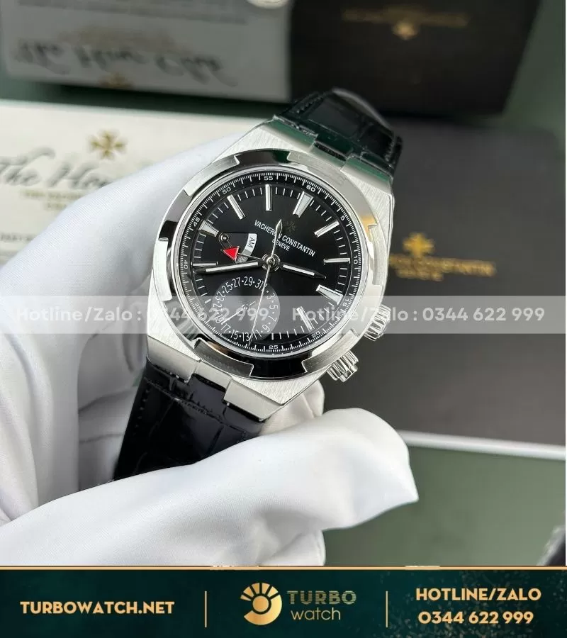 Vacheron Constantin Overseas Dual Time 7900v rep 11 black dial
