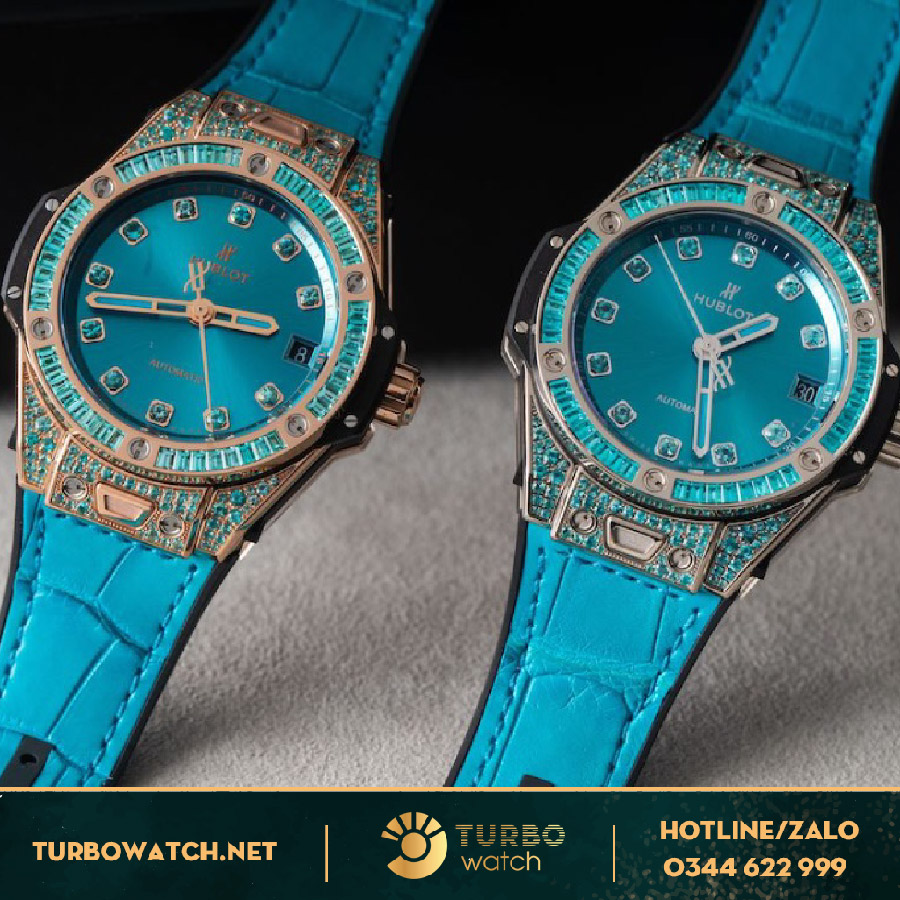 Đồng Hồ Hublot Big Bang One Click Xanh Ngọc