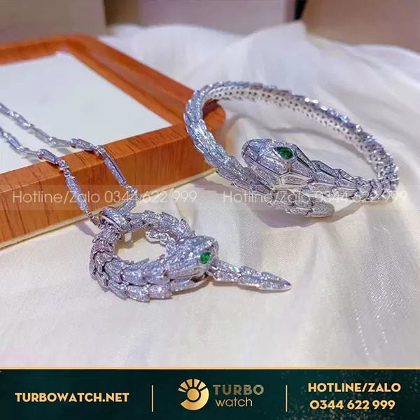 Vòng cổ BVL rắn vàng 18k
