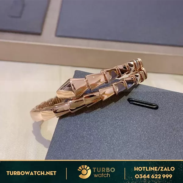 VÒNG TAY BVLGARI SERPENTI VIPER FACELIFT AND Rose GOLD 18K