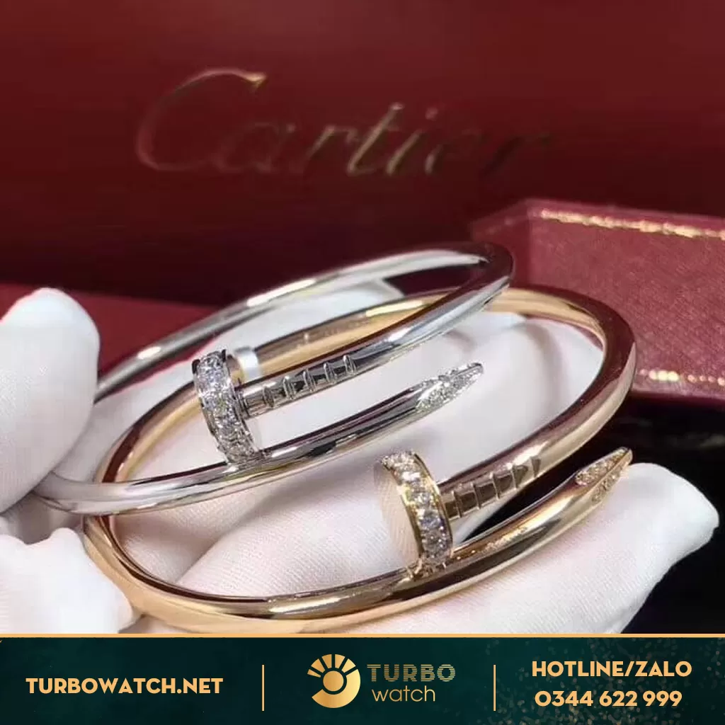 Vòng Tay Cartier Juste Un Clou Đầu Đinh Vàng 18k