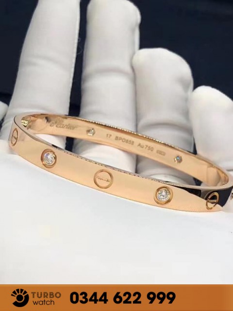 Vòng tay cartier love vàng 18k và những điều cần biết