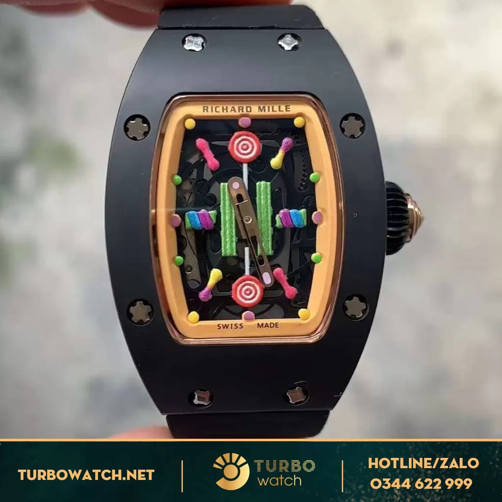 ​​​​​​​Đồng Hồ Nữ Richard Mille Replica RM 07-03 Litchi