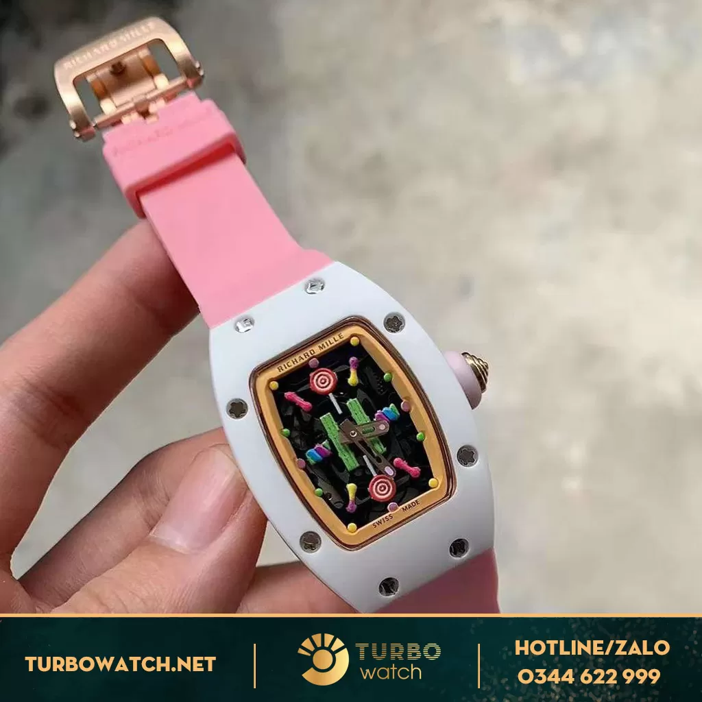 ​​​​​​​Đồng Hồ Nữ Richard Mille Siêu Cấp RM 07-03 Litchi